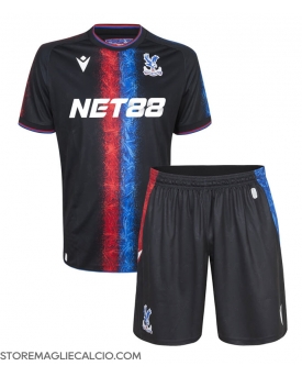 Crystal Palace Maglia Gara Terza Repliche 2024-25 Bambino Maniche Corte